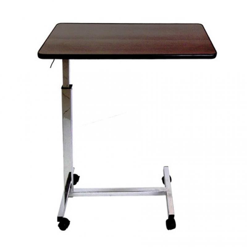 MESA DE ALIMENTOS CROMADA ALT. AJUSTABLE