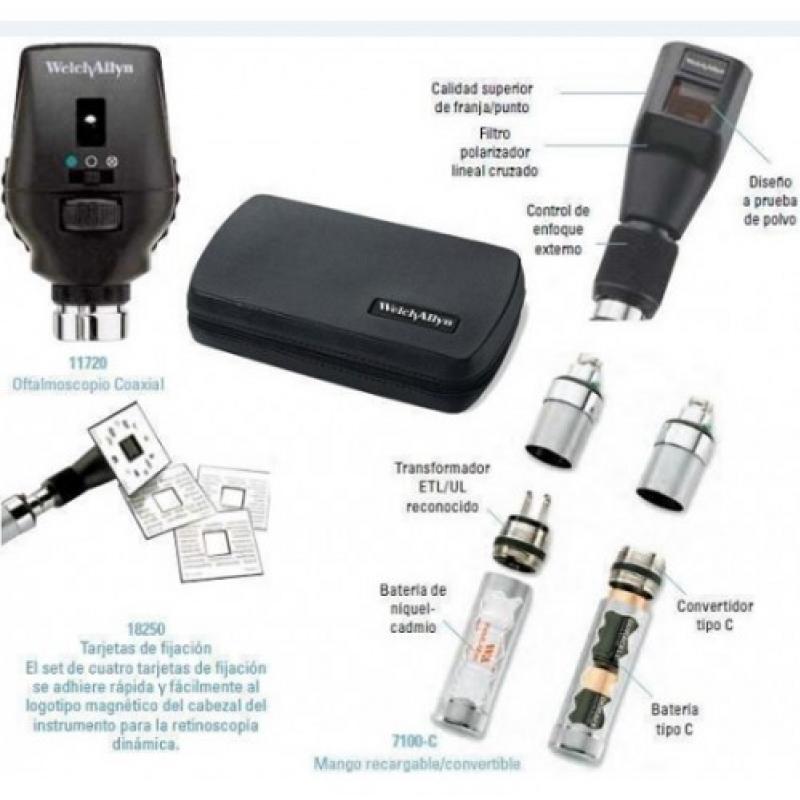 EQUIPO DIAGNOSTICO OFTALMICO 3.5V RETINOSCOPIO