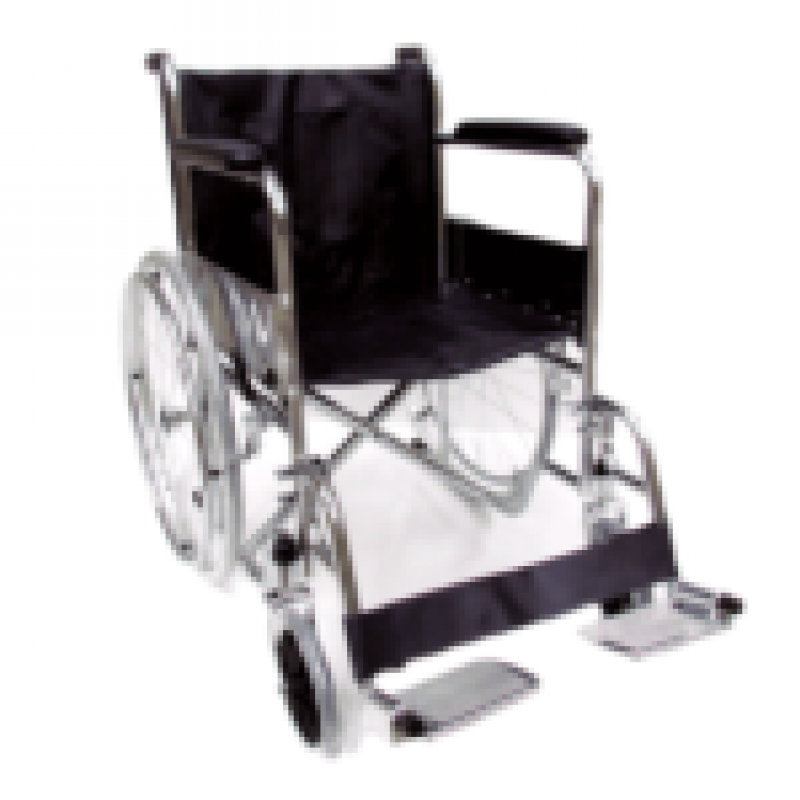SILLA DE RUEDAS 18 PULGADAS CROMADA
