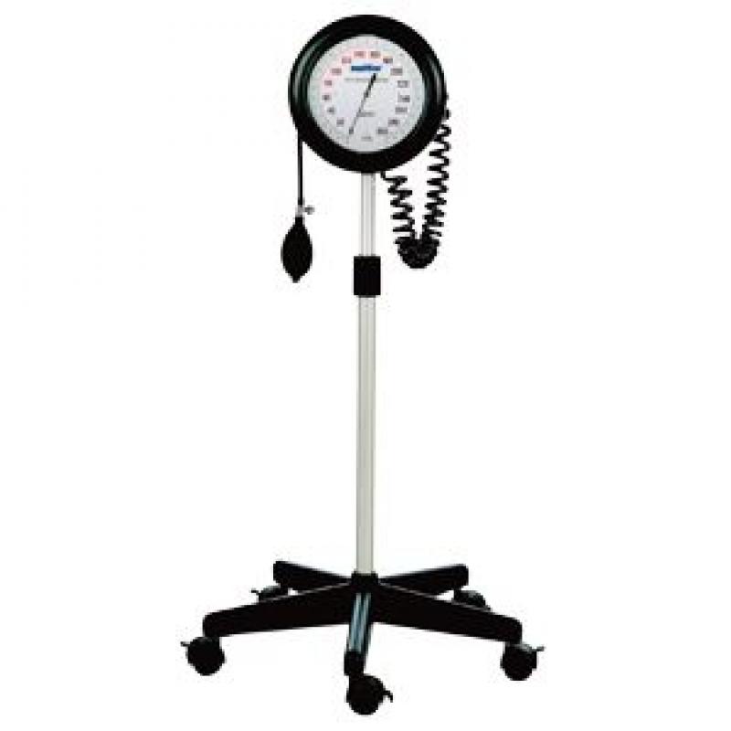 BAUMANOMETRO ANEROIDE MEDSTAR EN PEDESTAL COLOR NEGRO 